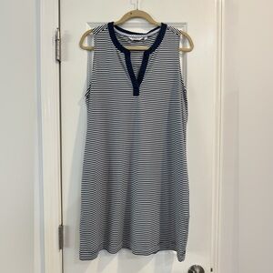 Vineyard Vines Striped Navy and White Dress
